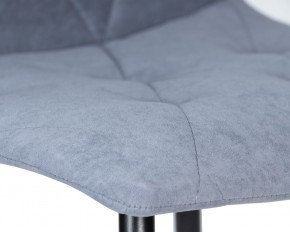 Стул обеденный DOBRIN CHILLY ROMBO, Серо-голубой Simple 26, основание черное в Тюмени - tumen.ok-mebel.com | фото 9