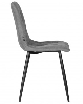 Стул обеденный DOBRIN CHILLY ROMBO, Серый Simple 33, основание черное в Тюмени - tumen.ok-mebel.com | фото 3
