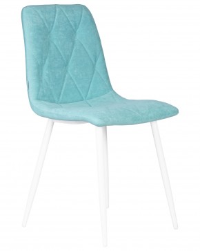 Стул обеденный DOBRIN CHILLY ROMBO, Тиффани Simple 51, основание белый в Тюмени - tumen.ok-mebel.com | фото 2