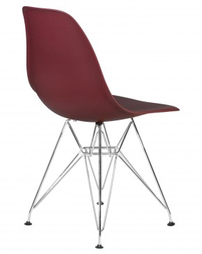 Стул обеденный DOBRIN DSR, ножки хром, цвет сливовый (R-13) в Тюмени - tumen.ok-mebel.com | фото 4
