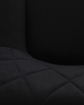 Стул обеденный DOBRIN ROBY, ЭМАЛЬ ЧЕРНЫЙ МУАР велюр Catania Black в Тюмени - tumen.ok-mebel.com | фото 3