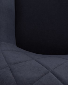 Стул обеденный DOBRIN ROBY, ЭМАЛЬ ЧЕРНЫЙ МУАР велюр Catania Dark Blue в Тюмени - tumen.ok-mebel.com | фото 11