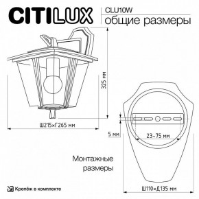 Светильник на штанге Citilux FORTS CLU10W в Тюмени - tumen.ok-mebel.com | фото 9
