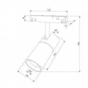 Светильник на штанге Elektrostandard Slim Magnetic a069471 в Тюмени - tumen.ok-mebel.com | фото 4