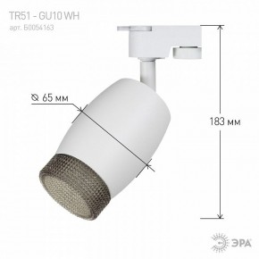 Светильник на штанге Эра  TR51 - GU10 WH в Тюмени - tumen.ok-mebel.com | фото 4