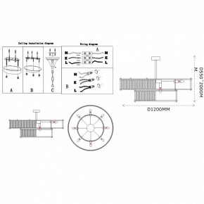 Светильник на штанге Imperiumloft RH Marais Round Chandelier 40,2668 в Тюмени - tumen.ok-mebel.com | фото 11