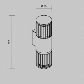 Светильник на штанге Maytoni Alura O492WL-02GF в Тюмени - tumen.ok-mebel.com | фото 5