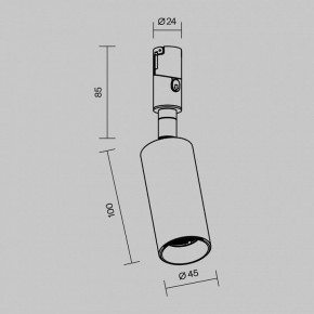 Светильник на штанге Maytoni Focus Led TR201-1-10W3K-M-B в Тюмени - tumen.ok-mebel.com | фото 7