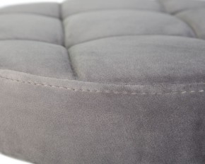 Табурет барный DOBRIN BRUNO BLACK, серый велюр (MJ9-75) в Тюмени - tumen.ok-mebel.com | фото 4