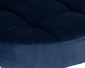 Табурет барный DOBRIN BRUNO BLACK, синий велюр (MJ9-117) в Тюмени - tumen.ok-mebel.com | фото 4