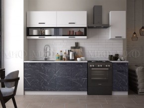 ТЕХНО Кухонный гарнитур 2,0 м Компоновка №2 в Тюмени - tumen.ok-mebel.com | фото 1