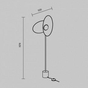 Торшер Maytoni Evolution MOD396FL-L10W3K в Тюмени - tumen.ok-mebel.com | фото 4