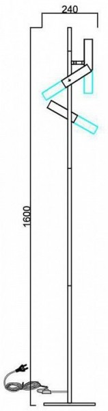Торшер ST-Luce Eclip SL1236.405.03 в Тюмени - tumen.ok-mebel.com | фото 5