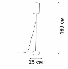 Торшер Vitaluce V2840 V2840-0/1P в Тюмени - tumen.ok-mebel.com | фото 3