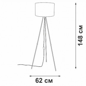 Торшер Vitaluce V2957 V2957-0/1P в Тюмени - tumen.ok-mebel.com | фото 4