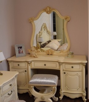 Туалетный стол Мона Лиза БЕЗ Зеркала (крем) в Тюмени - tumen.ok-mebel.com | фото 4