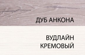 Тумба 1S, OLIVIA, цвет вудлайн крем/дуб анкона в Тюмени - tumen.ok-mebel.com | фото 3