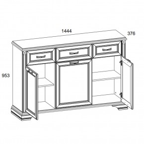 Тумба 3D3S, MONAKO, цвет Сосна винтаж/дуб анкона в Тюмени - tumen.ok-mebel.com | фото 2