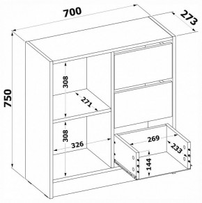 Тумба комбинированная Т-1 в Тюмени - tumen.ok-mebel.com | фото 4