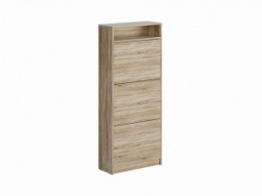 Тумба ОРИОН с тремя полками для обуви, цвет Дуб Сонома в Тюмени - tumen.ok-mebel.com | фото