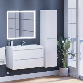 Тумба под раковину Uperwood Tanos 100 см, подвесная, белая матовая в Тюмени - tumen.ok-mebel.com | фото 11