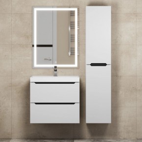 Тумба под раковину Uperwood Tanos 60 см, подвесная, белая/графит в Тюмени - tumen.ok-mebel.com | фото 13