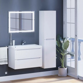 Тумба под раковину Uperwood Tanos 80 см, подвесная, белая матовая в Тюмени - tumen.ok-mebel.com | фото 11