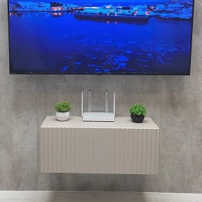 Тумба подвесная под ТВ LINES MTV1-MA 750 Бежевый (Леда-М 10.1.5) в Тюмени - tumen.ok-mebel.com | фото 5