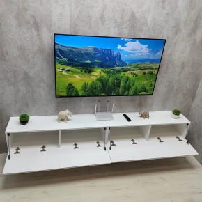 Тумба подвесная под ТВ LINES MTV4-MA 1150 Белый глянец (Белый-M 10.1.1) в Тюмени - tumen.ok-mebel.com | фото 12
