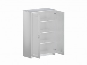 Тумба СИРИУС двухдверная высокая, цвет белый в Тюмени - tumen.ok-mebel.com | фото 3