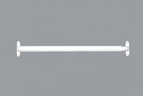 Турник-перекладина раздвиж 1300-1500мм цв.белый в Тюмени - tumen.ok-mebel.com | фото