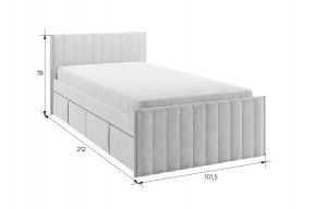 ТВИКС Кровать с ящиками 900 в Тюмени - tumen.ok-mebel.com | фото 2