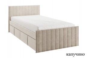 ТВИКС Кровать с ящиками 900 (капучино) в Тюмени - tumen.ok-mebel.com | фото