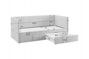 ТВИКС Кровать (софа) с ящиками 900 в Тюмени - tumen.ok-mebel.com | фото 3
