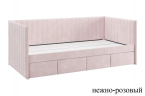 ТВИКС Кровать (софа) с ящиками 900 (нежно-розовый) в Тюмени - tumen.ok-mebel.com | фото