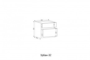 УРБАН- 32 Тумба в Тюмени - tumen.ok-mebel.com | фото 2