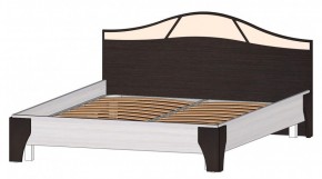ВЕРОНА Кровать 1600 с основанием (Венге/Анкор светлый) в Тюмени - tumen.ok-mebel.com | фото