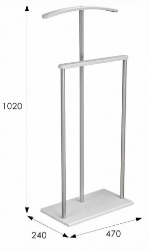 Вешалка для костюма Дэви 1 в Тюмени - tumen.ok-mebel.com | фото 6