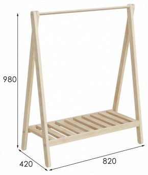 Вешалка гардеробная Стойка низкая в Тюмени - tumen.ok-mebel.com | фото 11
