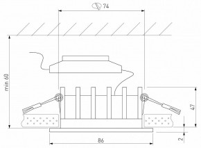 Встраиваемый светильник Elektrostandard Combi a069004 в Тюмени - tumen.ok-mebel.com | фото 5
