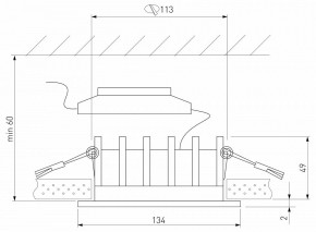 Встраиваемый светильник Elektrostandard Combi a069008 в Тюмени - tumen.ok-mebel.com | фото 5