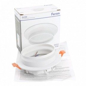Встраиваемый светильник Feron DL502 51089 в Тюмени - tumen.ok-mebel.com | фото 9