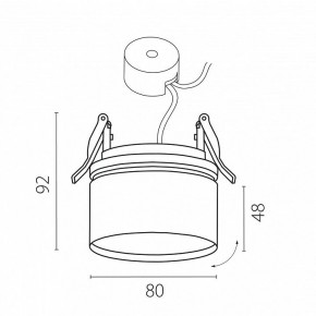 Встраиваемый светильник Lightstar Acuto 215807 в Тюмени - tumen.ok-mebel.com | фото 4