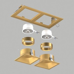 Встраиваемый светильник Lightstar Domino D5230303GMOD в Тюмени - tumen.ok-mebel.com | фото 3
