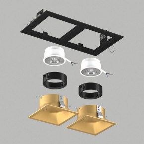Встраиваемый светильник Lightstar Domino D5270303BMOD в Тюмени - tumen.ok-mebel.com | фото 3
