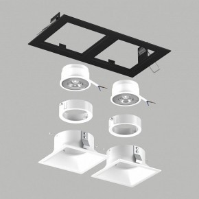 Встраиваемый светильник Lightstar Domino D5270606WMOD в Тюмени - tumen.ok-mebel.com | фото 3
