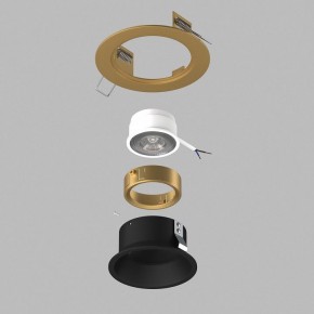 Встраиваемый светильник Lightstar Domino D61307GMOD в Тюмени - tumen.ok-mebel.com | фото 3