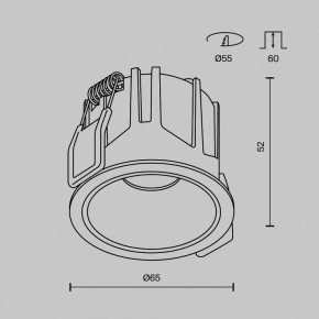 Встраиваемый светильник Maytoni Alfa LED DL043-01-10W3K-RD-B-1 в Тюмени - tumen.ok-mebel.com | фото 8