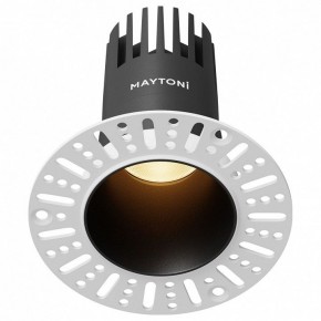Встраиваемый светильник Maytoni Dip DL120-10W-2.7K-TRS-B в Тюмени - tumen.ok-mebel.com | фото