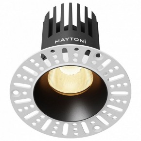 Встраиваемый светильник Maytoni Dip DL121-15W-2.7K-TRS-B в Тюмени - tumen.ok-mebel.com | фото